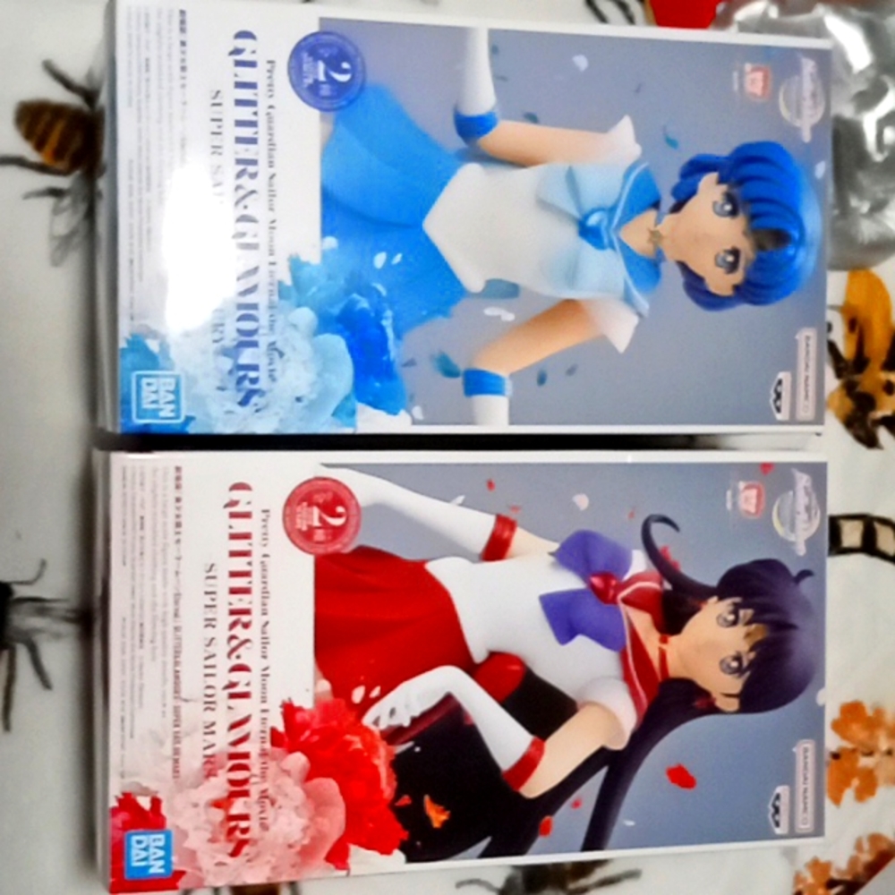 Glitter and Glamours duo of super sailor Mars and super sailor mercury